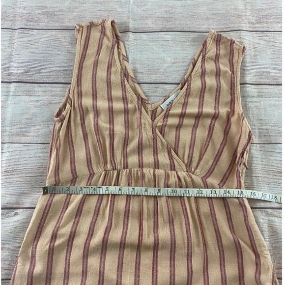 Indi & Cold San Sebastian V Neck Stripe Pheasant Maxi Dress - Medium - Picture 6 of 13